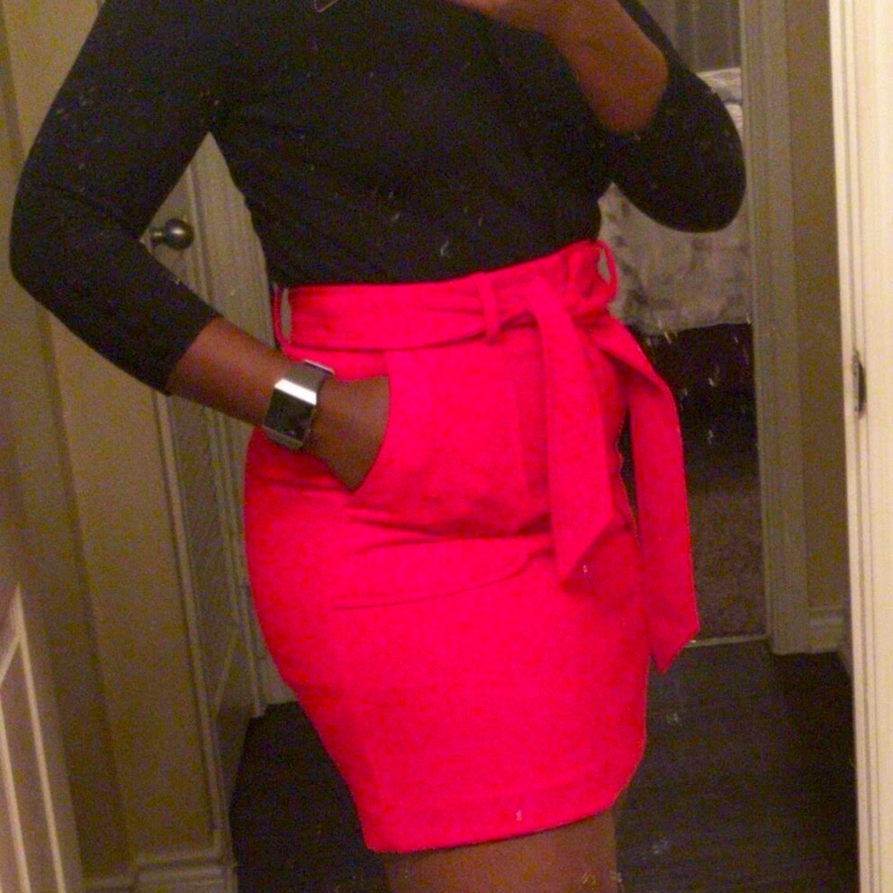Mini Belted Skirt